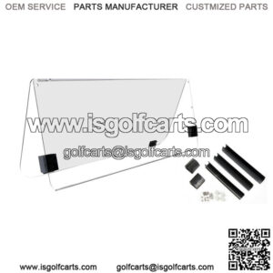 For 03-06 Yamaha G22 Foldable Clear Windshield Golf Cart Part