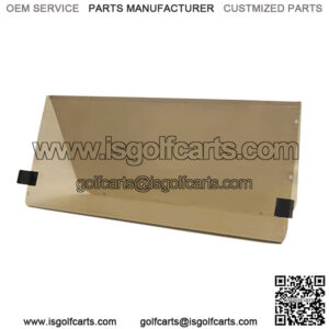 Tinted 2 Piece Windshield for Yamaha G14/G16/G19 Golf Cart - Fits 1995-2003