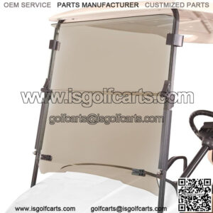 Golf Cart Windshield for EZGO TXT 1995-2013,Tinted Folding Down Windshield (4MM)