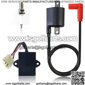 Ignition Coil CDI Box Spark Plug for Yamaha Gas Golf Cart G9 1991-1995 G9AG 1991 G9AH 1992 G9AJ 1993 G9AK 1994 G9AM 1995 J38-82310-20-00 99999-02368-00