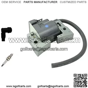21171-2207 Ignition Coil Module with Spark Plug and Boot Fits Kawasaki FE290D FE350D FE400D GEF00A for John Deere #M126972 Club CAR Golf CART DS 1997-5133#101909201,ZF110B-HHS