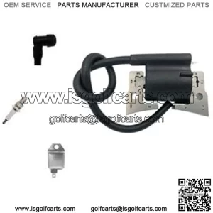 Ignition Coil with BM11 Igniter 21119-2161 AM131398 AM132770 Fits Kawasaki 21171-2067 for Club Car 1016492 1992-96 5132 EPIGC101 and John Deere W40449 AM116375 Spark Plug and Boot,ZF111-KIT