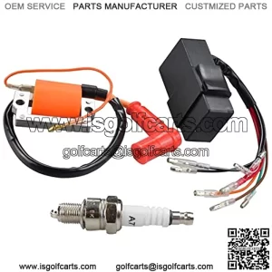 Kit de buj??a de bobina de encendido y encendido CDI para Yamaha Gas Golf Carrito G1 2 Ciclo 1979-1986 Reemplaza 10-85540-20-00,355-82310,8H4-82310-20-00