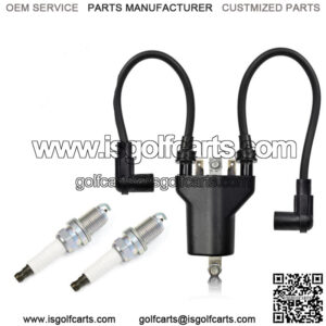 Ignition Coil & Spark Plug For EZGO 4 Cycle Gas Marathon Medalist TXT 26652-G01