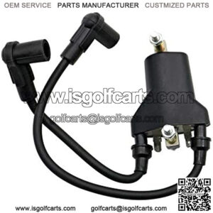 Ignition Coil 26652-G01 Fit for EZ GO Marathon Medalist 1991-2002 Golf Cart, TXT Dual Ignition Coil 4 Cycle 4 Stroke Ignitor