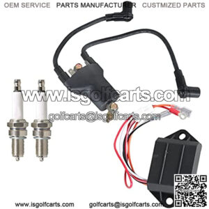 Golf Cart Ignition Coil CDI Ignitor Replacement for EZGO Gas 4 Cycle 1991-2002