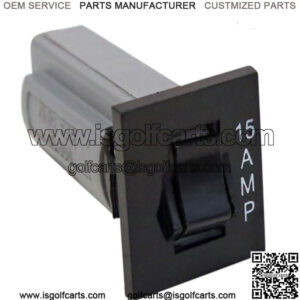 15-Amp Circuit Breaker for Club Car 48 Volt Electric Golf Carts