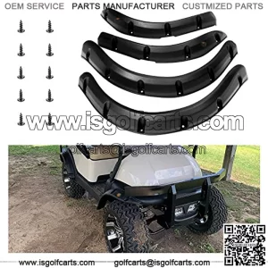 Golf Cart Standard Fender Flares Front and Rear for Club Car Precedent Golf Carts with Metal Hardware