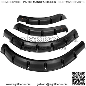 Golf Cart Front Rear Fender Flares for DS 1993-up, with Metal Hardware, Set of 4