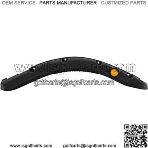molded plastic Black Pocket Style Fender Flares Fender Flare Compatible For Club Car DS Golf Cart 1993-UP