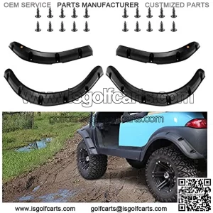 Golf Cart Precedent Fender Flares (Set of 4),Club Cart Fender Flares (2) Front & (2) Rear Fit for Club Car Precedent
