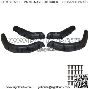 new 4ps Golf Cart Standard Fender Flares Front and Rear For EZGO TXT Model