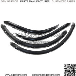 EZGO TXT 2014+ Golf Cart Fender Flares - Set of 4pcs (Front and Rear)