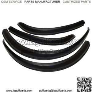 Club Car TEMPO Golf Cart Fender Trim - Slim Flare - Set of 4 (Front and Rear)