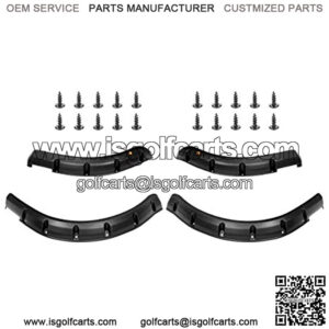 Club Car DS Fender Flares,Golf Cart Fender Flare(2)Front & (2) Rear Fend Flares fit for Club Car DS 1994-up (set of 4)