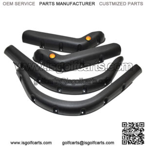 EZGO TXT Golf Cart Fender Flares with Running Lights - Fits 1995-2013