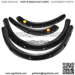 EZGO RXV Golf Cart Fender Flares with Running Lights - Fits 2008 - 2015