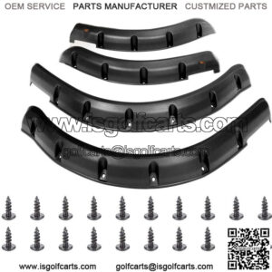 Golf Cart Fender Flares For Club Car DS 1993-up Front and Rear, Set of 4