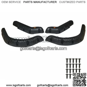 Golf Cart Standard Fender Flares Front and Rear For EZGO TXT Model(Set of 4pcs)