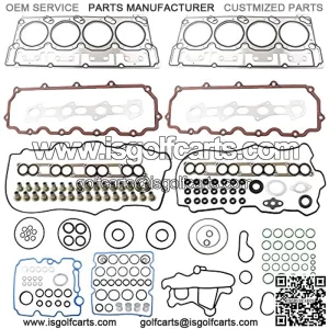 HSU26734 Cylinder Head Gasket Set Compatible with 2003-2010 Ford E-350 Club Wagon E-450 Super Duty F-250 F-350 F-450 Ford F-550 Super Duty Excursion 6.0L V8 DIESEL Turbocharged VIN CODE"P"