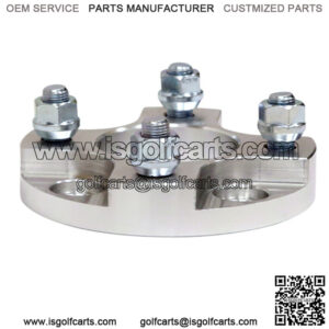 Golf Cart Wheel Spacer Hub - 1 inch with Stainless Steel Bolts
