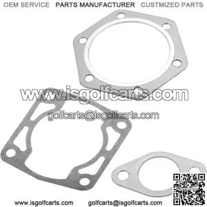 Juego de juntas de escape de culata de extremo superior para carrito de golf de gas de 2 ciclos 1976-1988, kit de juntas de base cil??ndrica de repuesto, 3 piezas