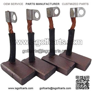 Rareelectrical New Starter Brush Kit Compatible With Yamaha Golf Carts Starter Generators By Part Number 81-81200