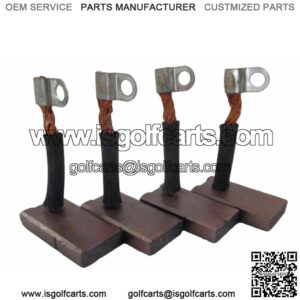 New Brush Set for EZ GO Club Car Yamaha Golf Cart Gas Starter Brushes Set 4pcs