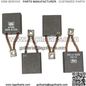 Set of 4 Golf Cart Advance DC Motor Brushes Size "B"