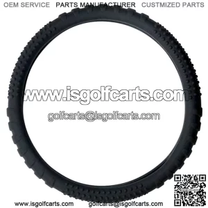 Rubber Steering Wheel Cover - Black