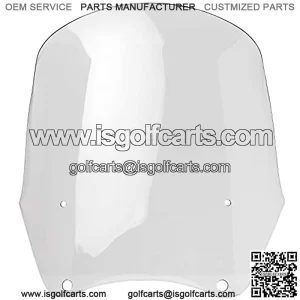 Replacement Clear Windscreen Tall Fairing Windshield Club Style Kit Compatible with Harley-Davidson Dyna, Super Glide T-Sport FXDXT, FXR (PN# JBM-6009-C/JBM-6009-S)