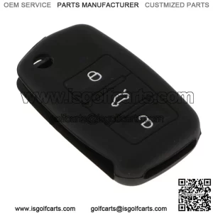 Funda De Silicona Con Llave Para B5 Golf 4/5/6 Jetta Mk6 Negro  Cubierta protectora de silicona clave