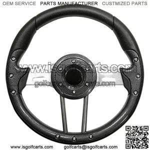 13" Aviator-4 Carbon Fiber Steering Wheel w/ Aluminum Spokes (Fits all Years)