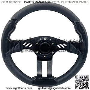 12.5 Inch Golf Cart Steering Wheel Carbon Fiber For Golf Cart DS & Precedent