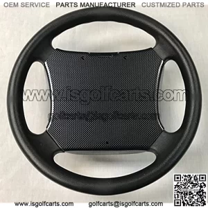 Yamaha Golf Cart Steering Wheel Scorecard Cover in Carbon Fiber(FITS G14, 16, 19, 22 and Some Drive Models)
