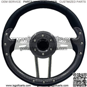 13 inches Golf Cart Steering Wheel For Most Golf Club Car and Yamaha (5166-04)