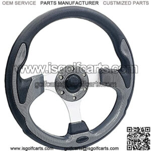 Universal 12.5?? Golf Cart Steering Wheel For Golf Cart Club DS and Precedent Yamaha EZGO Steering Wheel