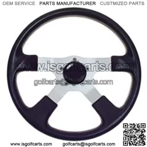 4 Steering Wheel Black - 4 Spoke