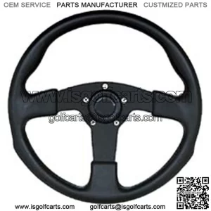 Steering Wheel - 3 Spoke Black