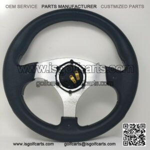 CLUB CAR PRECEDENT steering wheel golf cart W/ billet polished Adapter 3 spoke