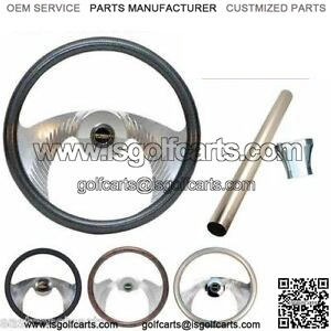 Typhoon Billet Steering Wheel Combo Set for Club Car Golf Cart