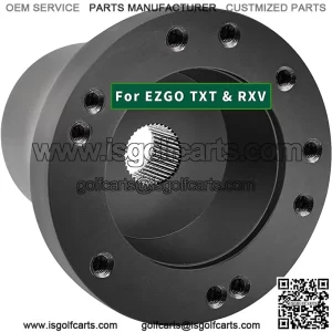 Adaptador de volante para carrito de golf EZGO TXT y RXV-Negro