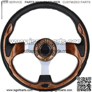 12.5 inch Golf Cart Steering Wheel Fit EZGO Club Yamaha Cart Parts Accessories