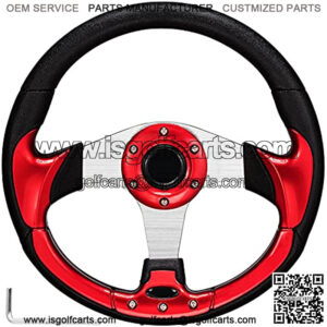Golf Cart Steering Wheel for EZGO TXT/RXV Club Car DS/Precedent Yamaha G16-G29/Drive