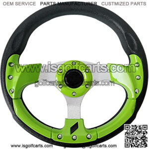 Golf Cart Steering Wheel for EZGO Club Car and Yamaha Lime Green1
