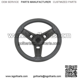 Italia Giazza Black Golf Cart Steering Wheel For Club Car DS