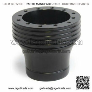 1984 & Up Club Car DS Golf Cart Black Steering Wheel Adapter 5/6 Hole
