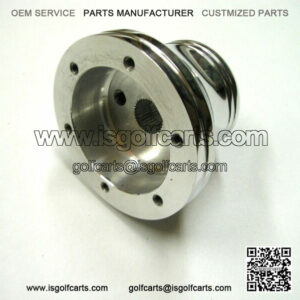 6 Hole Polished Billet Aluminum Steering Wheel Adapter for Club Car DS Golf Cart