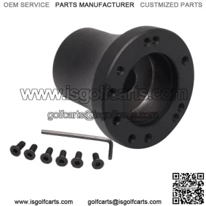 1 Unidad de Adaptador de Volante de Carrito de Golf Yamaha Adaptador de Volante de Carrito de Golf  base del volante