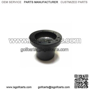 EZGo Golf Cart 5 & 6 Hole Steering Wheel Billet Aluminum Black Adapter 1970+